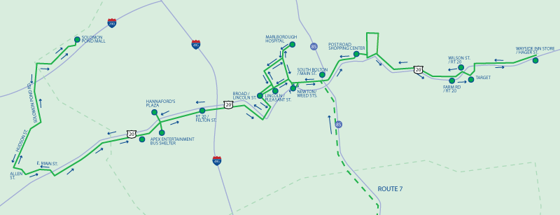 Route 7C Map